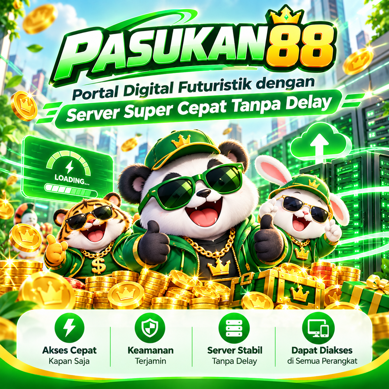 PASUKAN88: Portal Digital Futuristik dengan Server Super Cepat Tanpa Delay
